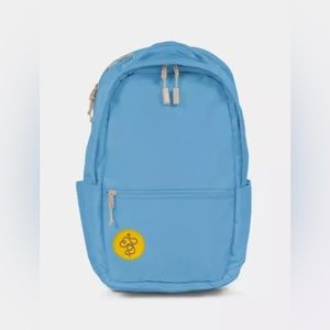 Baboon to the Moon light blue city backpack